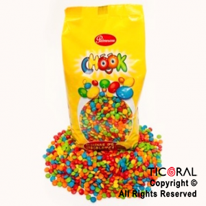 MINI LENTEJAS DE CHOCOLATE  MULTICOLOR CHOOK x 500GR
